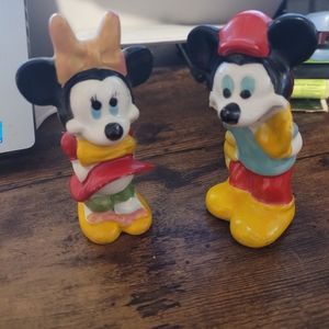 🐹Vintage Mickey & Minnie Mouse Figurines🐹